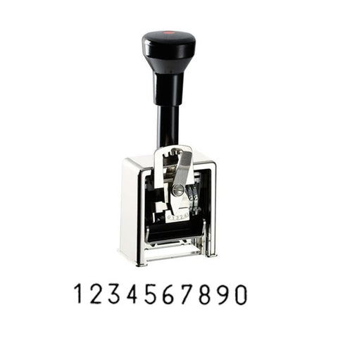 Reiner 10 Wheel 3/16" Gothic Heavy Duty Deluxe Numbering Machine Model 325