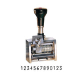 Reiner 13 Wheel 3/16" Gothic Deluxe Numbering Machine Model 331