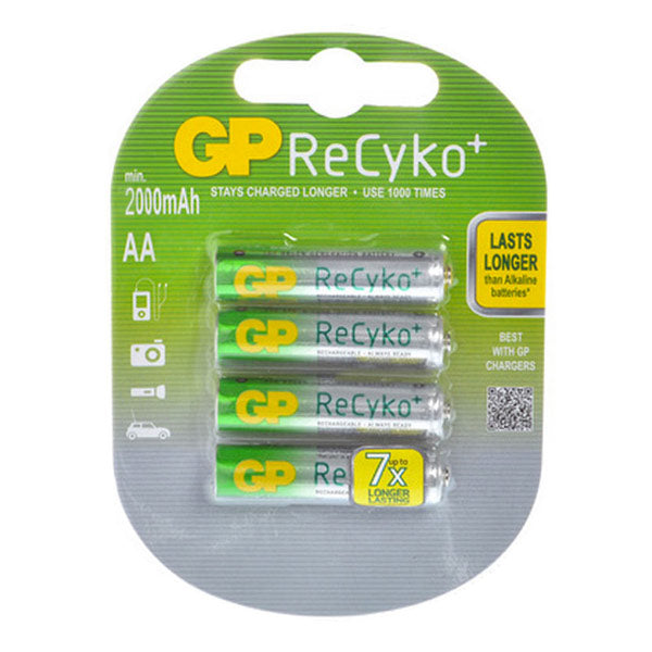 AA Gold Peak Rechargeable Batteries (Set of 4) For Model 1025